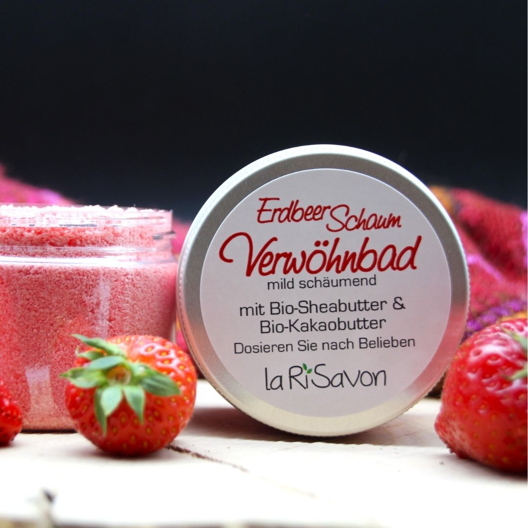 Verwöhnbad ErdbeerSchaum