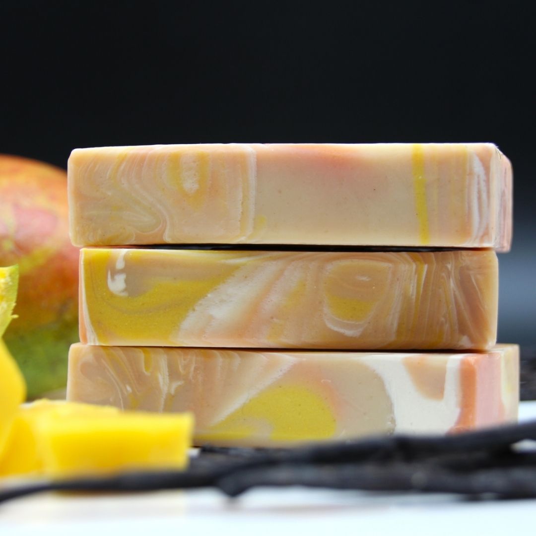 Seife Mango-Vanille – Bild 2